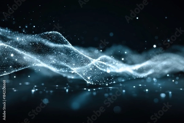 Fototapeta Abstract digital wave (6)