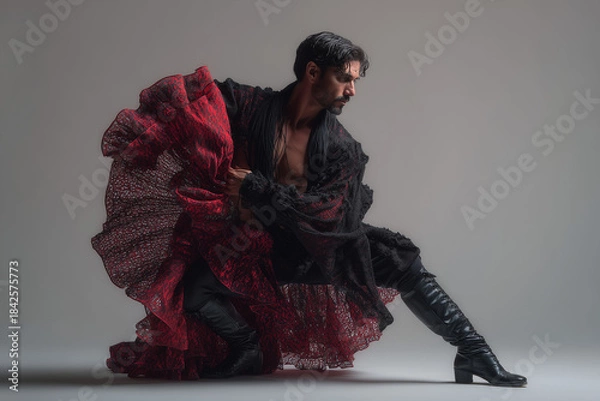 Obraz Flamenco dancer in a cool pose 