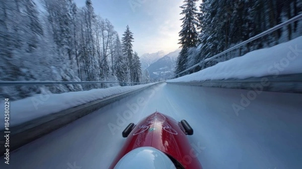 Obraz POV Bobsleigh Racing