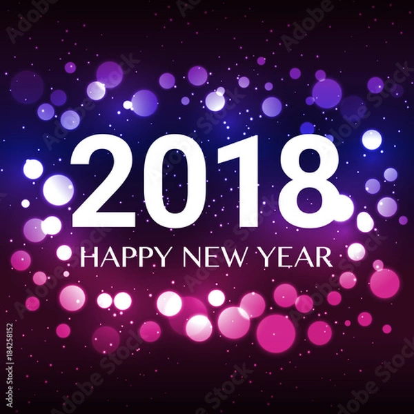 Obraz Happy New Year 2018