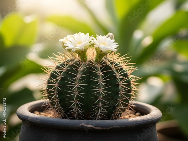 Obraz cactus in a pot