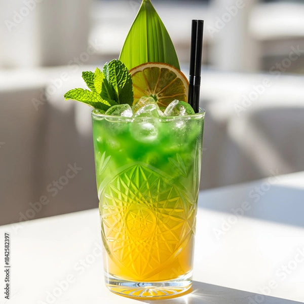 Obraz mojito cocktail with lime