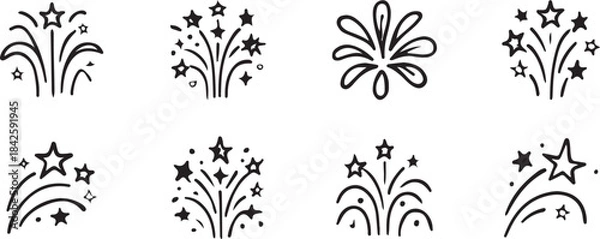 Fototapeta Abstract geometric composition with bold colors and clean lines ideal for modern design projects