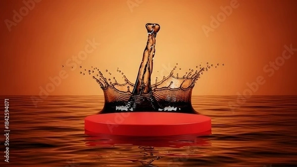 Obraz sailing ship in the sunset