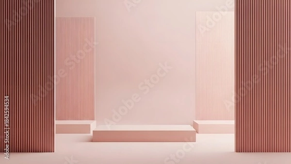 Obraz white wall and door