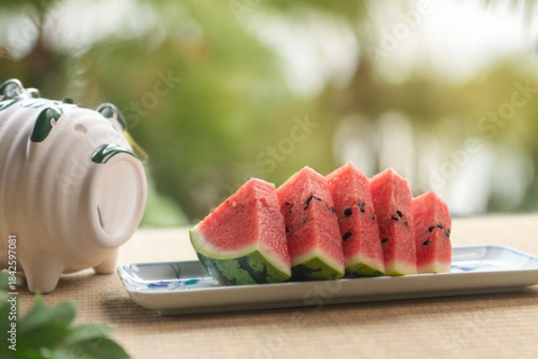 Obraz おいしいスイカ