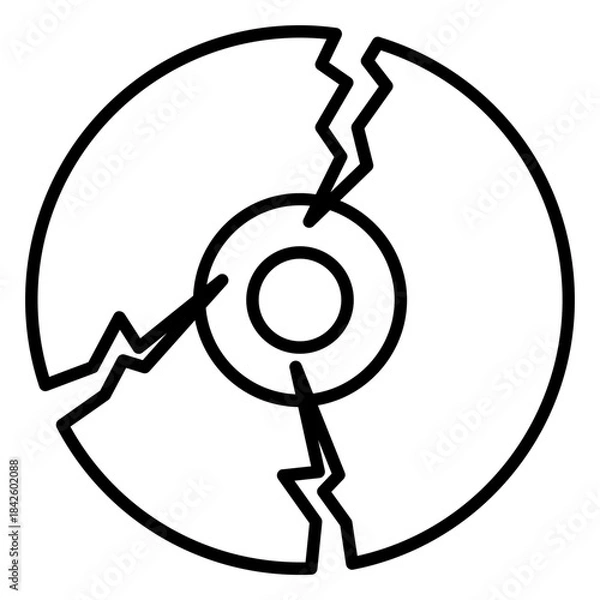 Obraz earth's plates icon