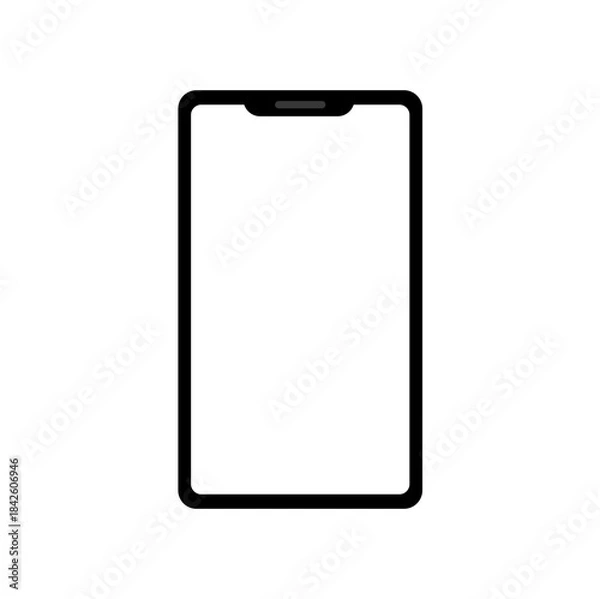 Obraz Minimalist Smartphone Frame Mockup