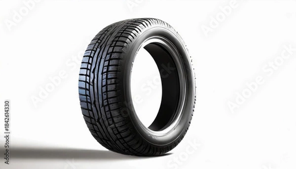 Obraz 乗用車用のタイヤのモックアップ写真