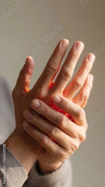 Obraz Human Hands in Pain