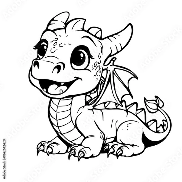 Obraz Cartoon Dragon
