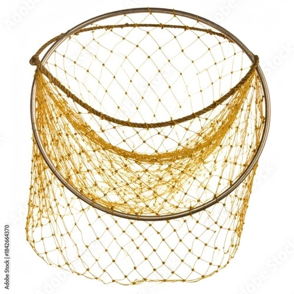 Obraz Tan net suspended inside metal ring