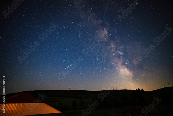 Obraz The beautiful Quebec night sky