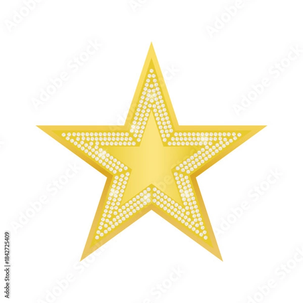 Fototapeta gold star 