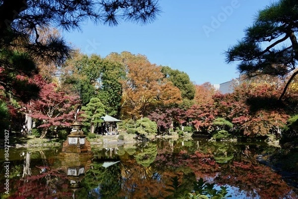 Obraz 東京, 日比谷公園の紅葉
