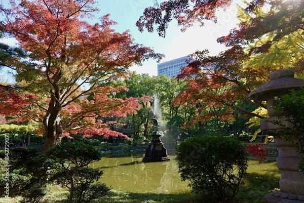 Obraz 東京, 日比谷公園の紅葉
