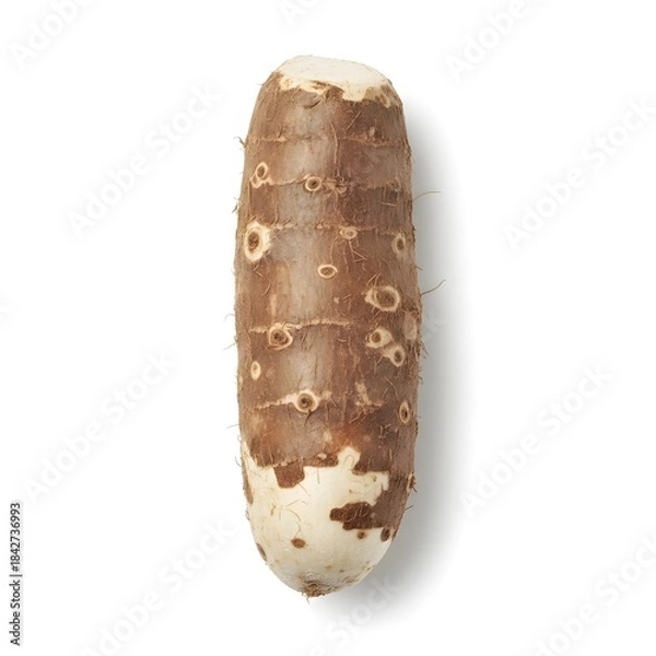 Obraz  yam tuber isolated on white background