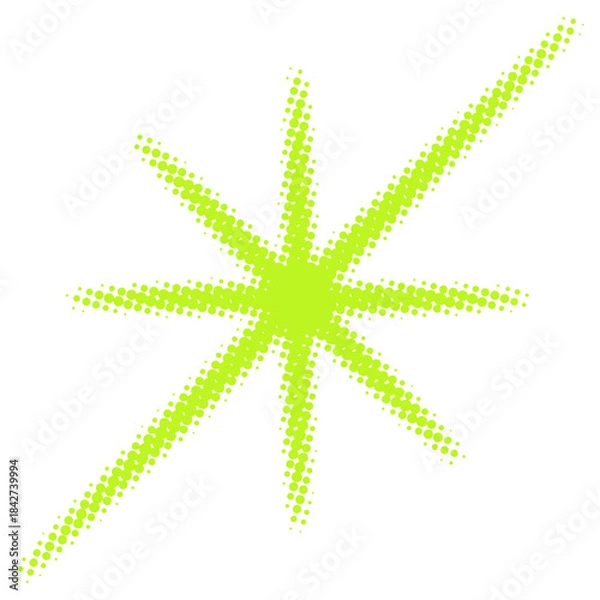 Obraz Neon Retro Y2K Halftone Element