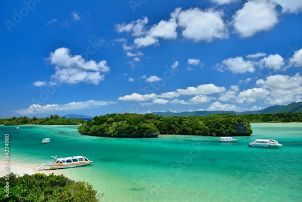 Fototapeta 沖縄県　石垣島の海　川平湾