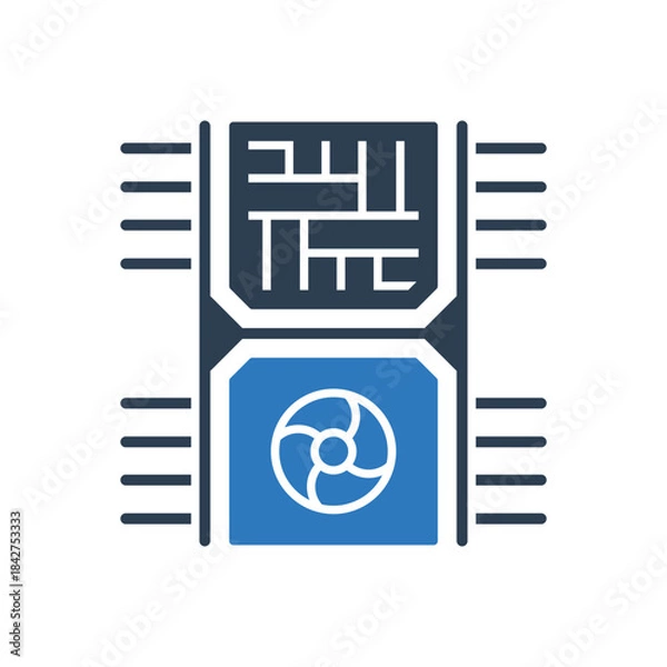 Obraz Graphic Card Icon - GPU Icon