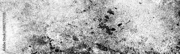 Obraz Realistic fog or smoke effect on transparent background. White mist and smoke overlay,Abstract Grunge Texture Background Vector - Faded Black Vintage Overlay png