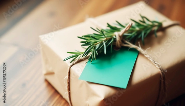 Obraz gift box with ribbon