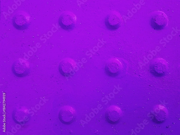 Fototapeta Purple abstract background with convex dots.