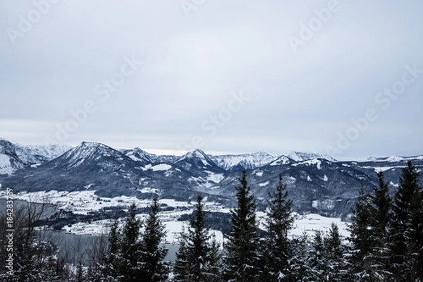 Obraz Schnee Landschaft See