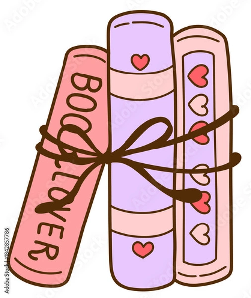 Obraz Book lover valentine 
