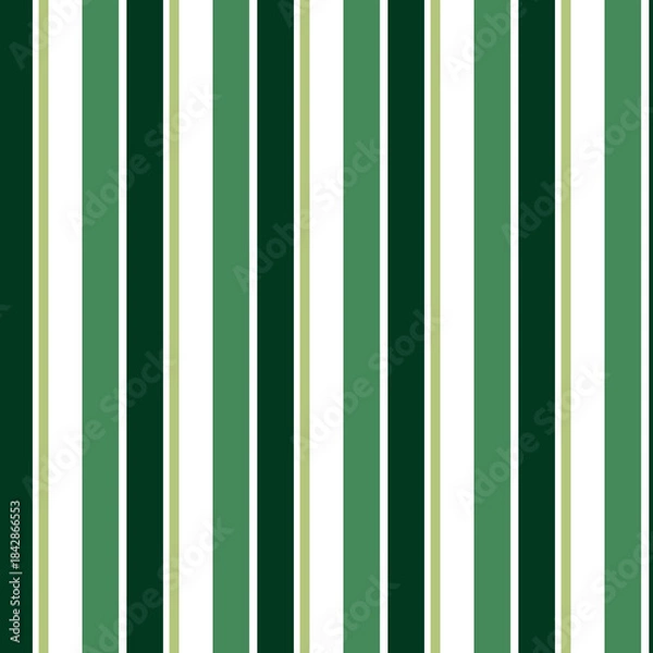Obraz Abstract vector striped seamless pattern with green colored stripes