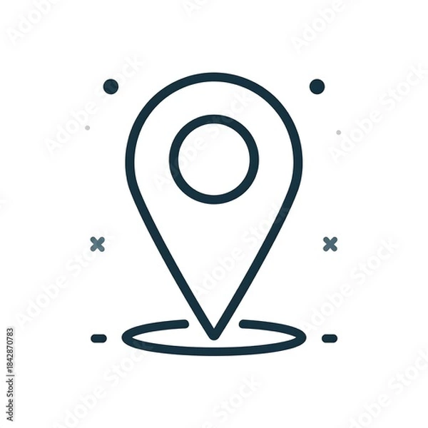 Obraz Simple location marker icon (1)