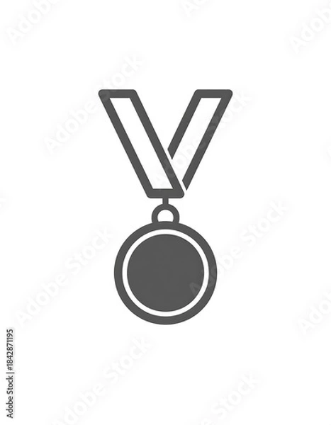 Obraz Simple medal icon