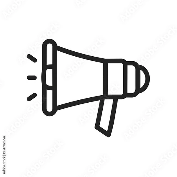 Obraz Simple megaphone icon