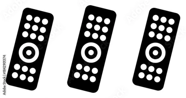 Obraz tv remote holder icon vector