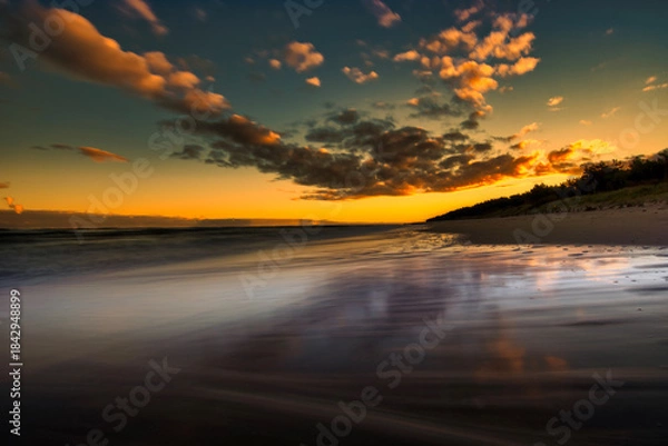 Obraz sunset on the beach