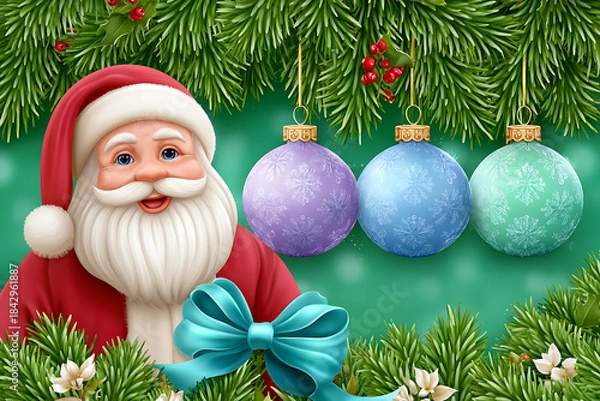 Obraz Christmas background.