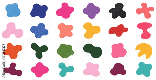 Obraz modern round circle vector set