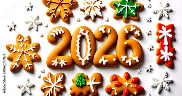 Obraz christmas gingerbread cookies