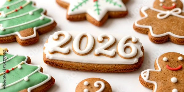 Obraz christmas gingerbread cookies