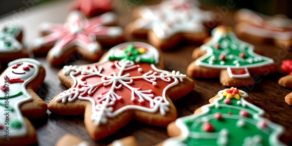 Obraz christmas gingerbread cookies