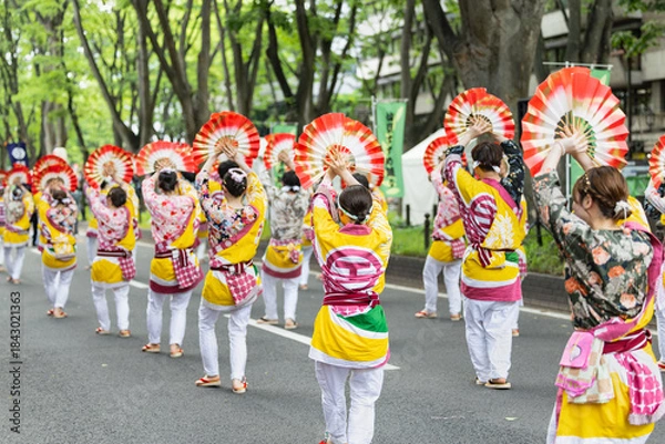 Obraz 仙台青葉まつり雀踊り大流し