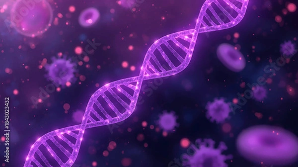 Obraz DNA Double Helix Genetic Structure