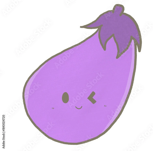 Fototapeta R:もっとメルヘンな野菜 なす④