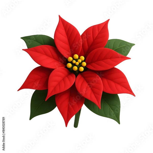 Obraz red green  flower 