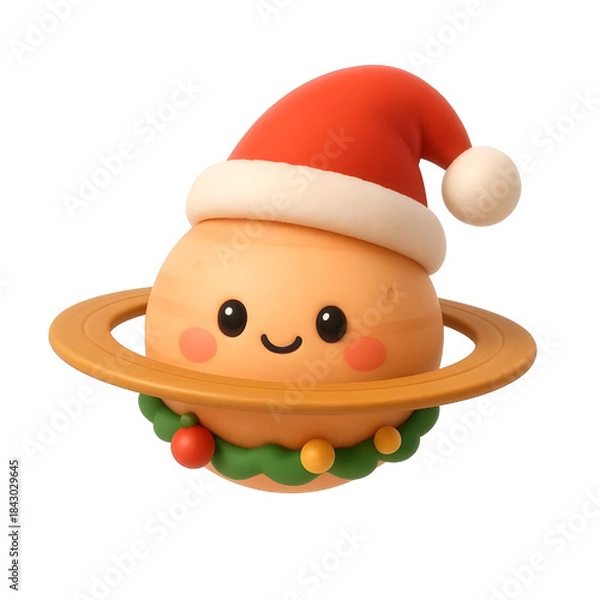 Obraz saturn christmas