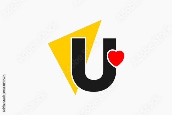 Fototapeta exclamation mark on white background