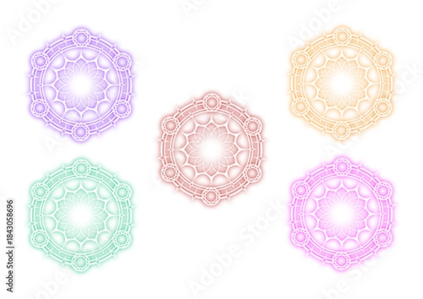 Obraz カラフル魔方陣セット