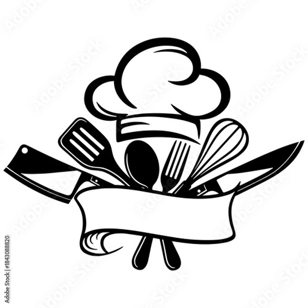 Fototapeta Logotipo do Chef