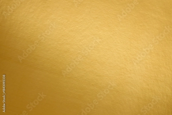 Fototapeta Gold foil background with diagonal light reflection