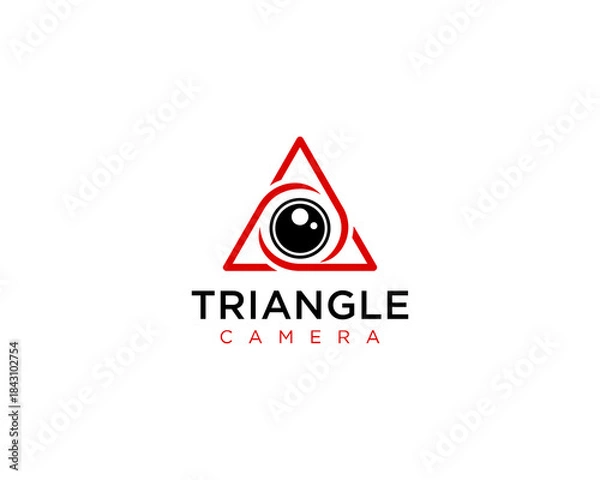 Obraz Triangle camera logo